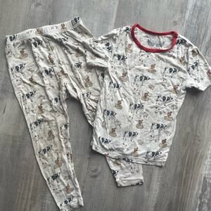 Free Birdees 3T Farm Buddies 2 Piece Bamboo Pajamas